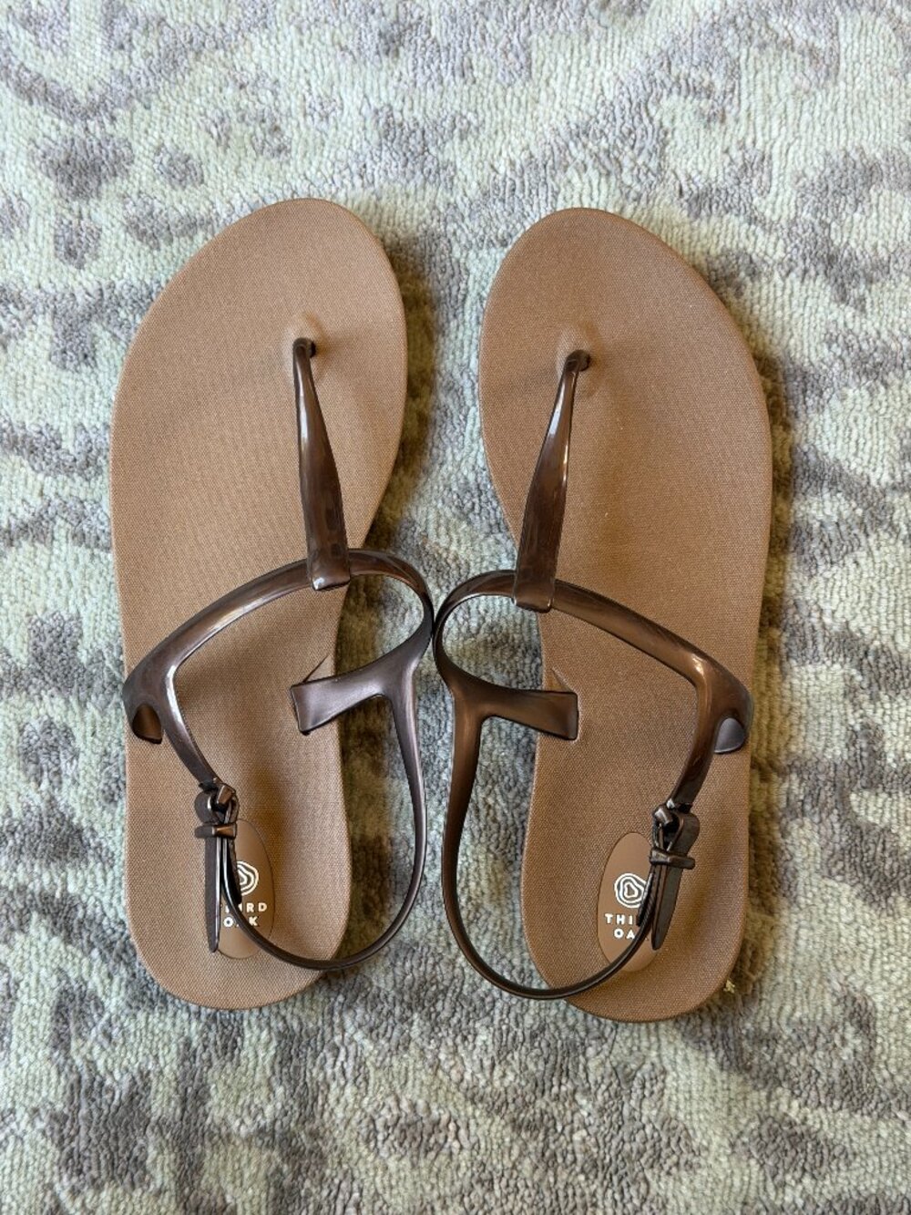 Third Oak Brown Comfort Thong Sandals